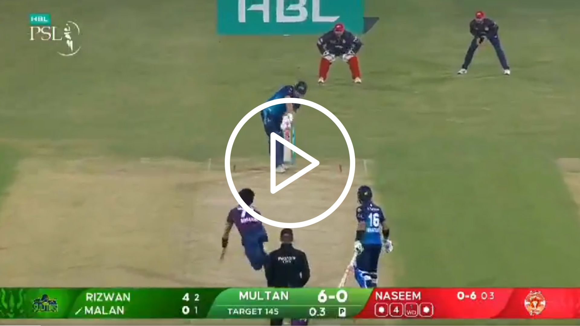 [Watch] Naseem Shah's Terrific Inswinger Traumatises Dawid Malan In PSL 2024